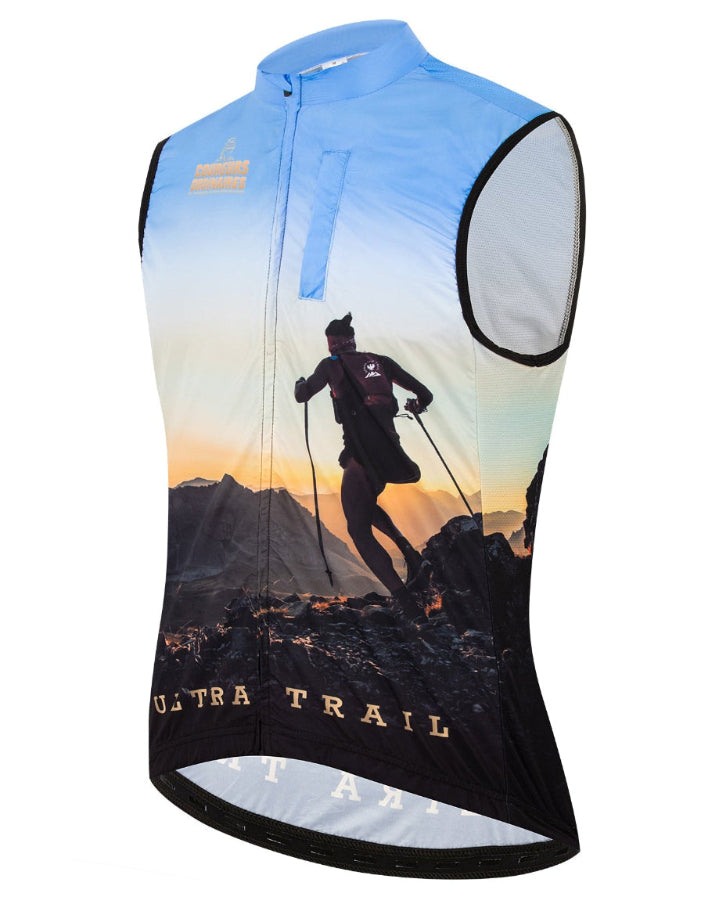 Gilet running sans manche "Over the Mountains"