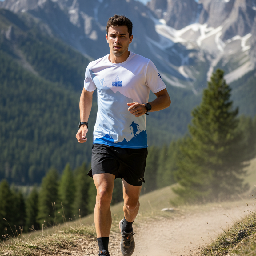 T-shirt Run "Mountain" ULTRA LIGHT
