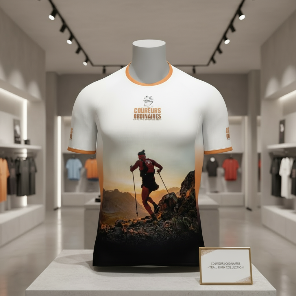 T-shirt "over the mountains"