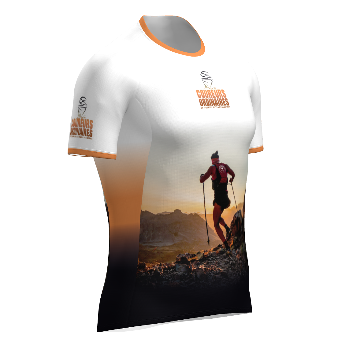 T-shirt "over the mountains"