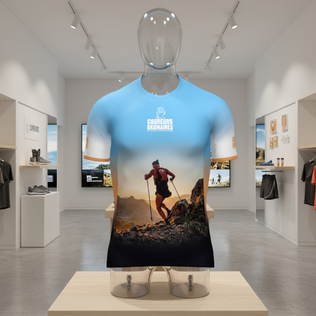 T-shirt "over the mountains"
